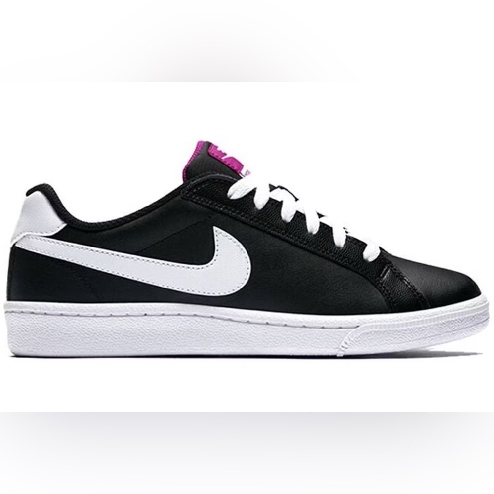 Size 6.5 NEW - Never Worn Nike Court Majestic Black, White & Fuschia